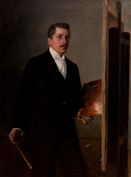 Self Portrait with a Palette 1896