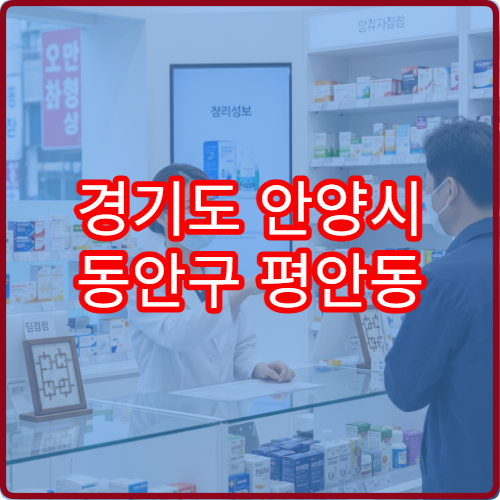 경기도 안양시 동안구 평안동 일요일 당번·당직 약국 문 연 약국 찾기