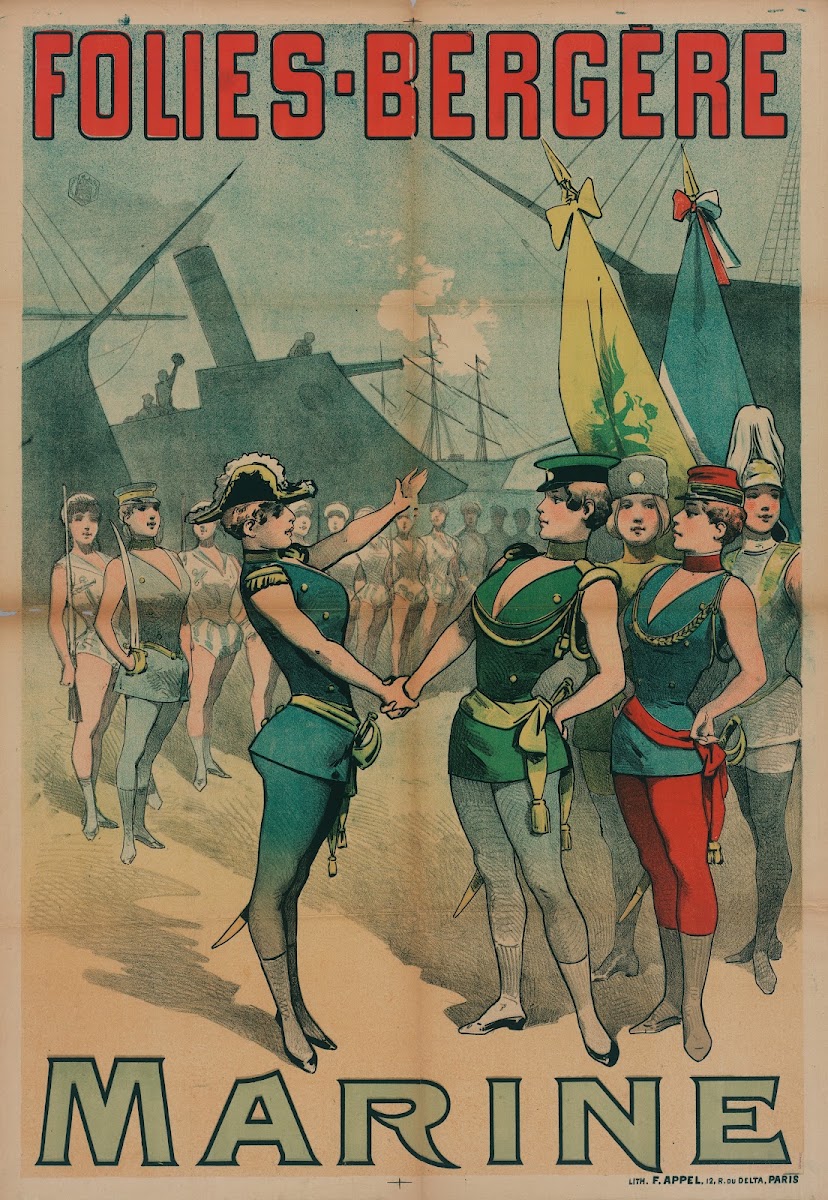 Folies Bergere Marine 1890