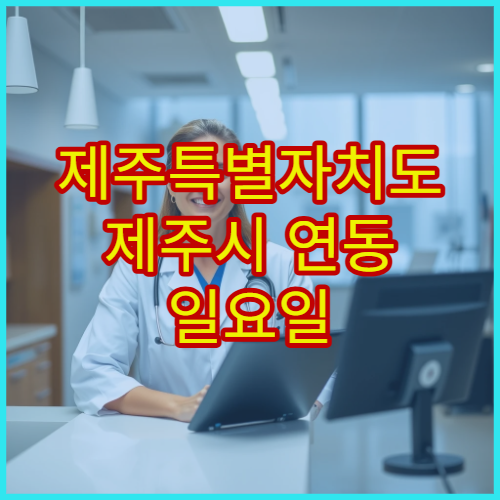 제주특별자치도 제주시 연동 일요일 문 여는 약국·당직약국 정보 확인