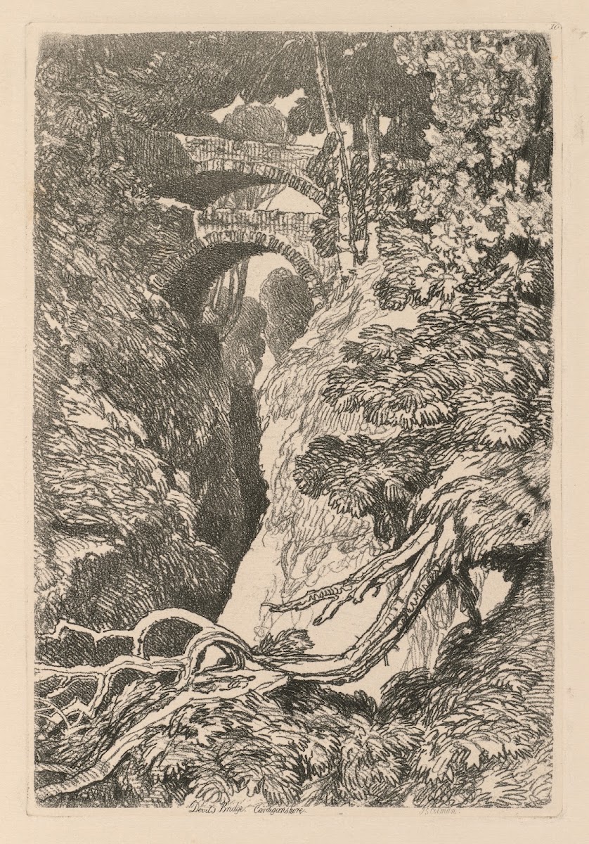 The Devils Bridge Cardinganshire 1838