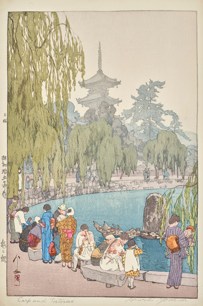 Kame to koi Carp and tortoise 1940