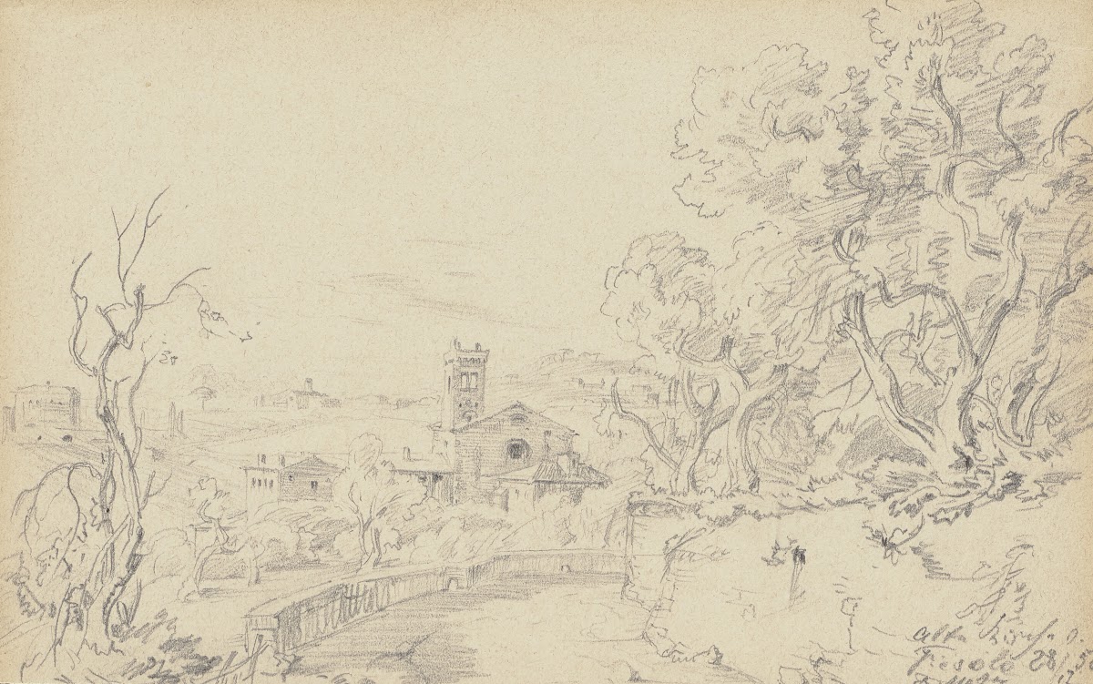 Old church in Fiesole 1850