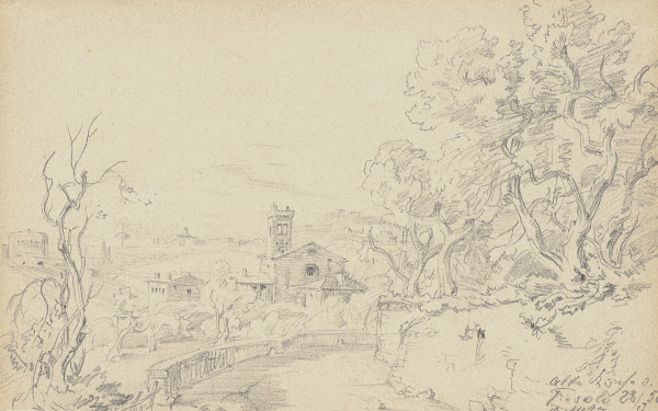 Old church in Fiesole 1850