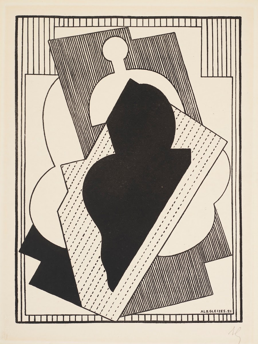 Cubist Composition Centre Noir 1921