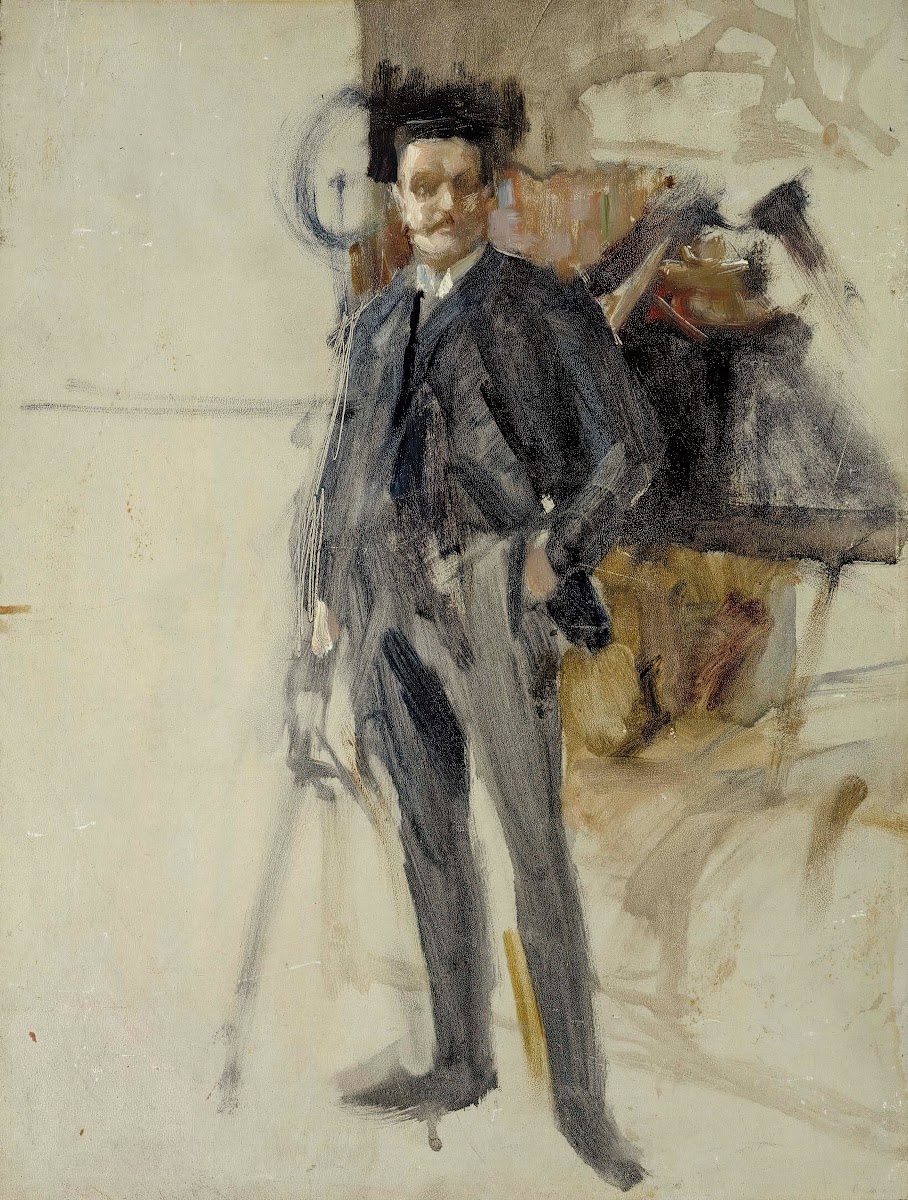 Self Portrait Sketch 1884