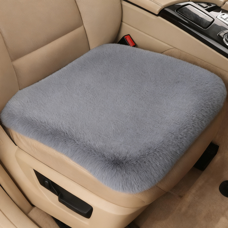 Plush Car Seat Cushion, Winter Edition