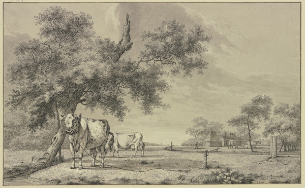 Landscape with Tethered Bull 1777