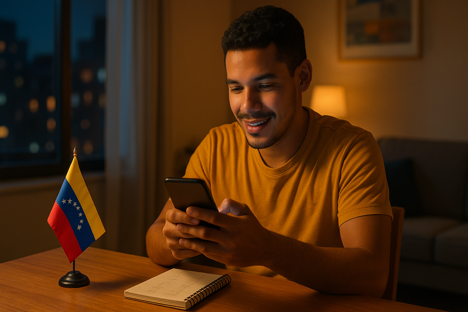 Venezolano enviando remesas a Venezuela barato desde el exterior con su teléfono