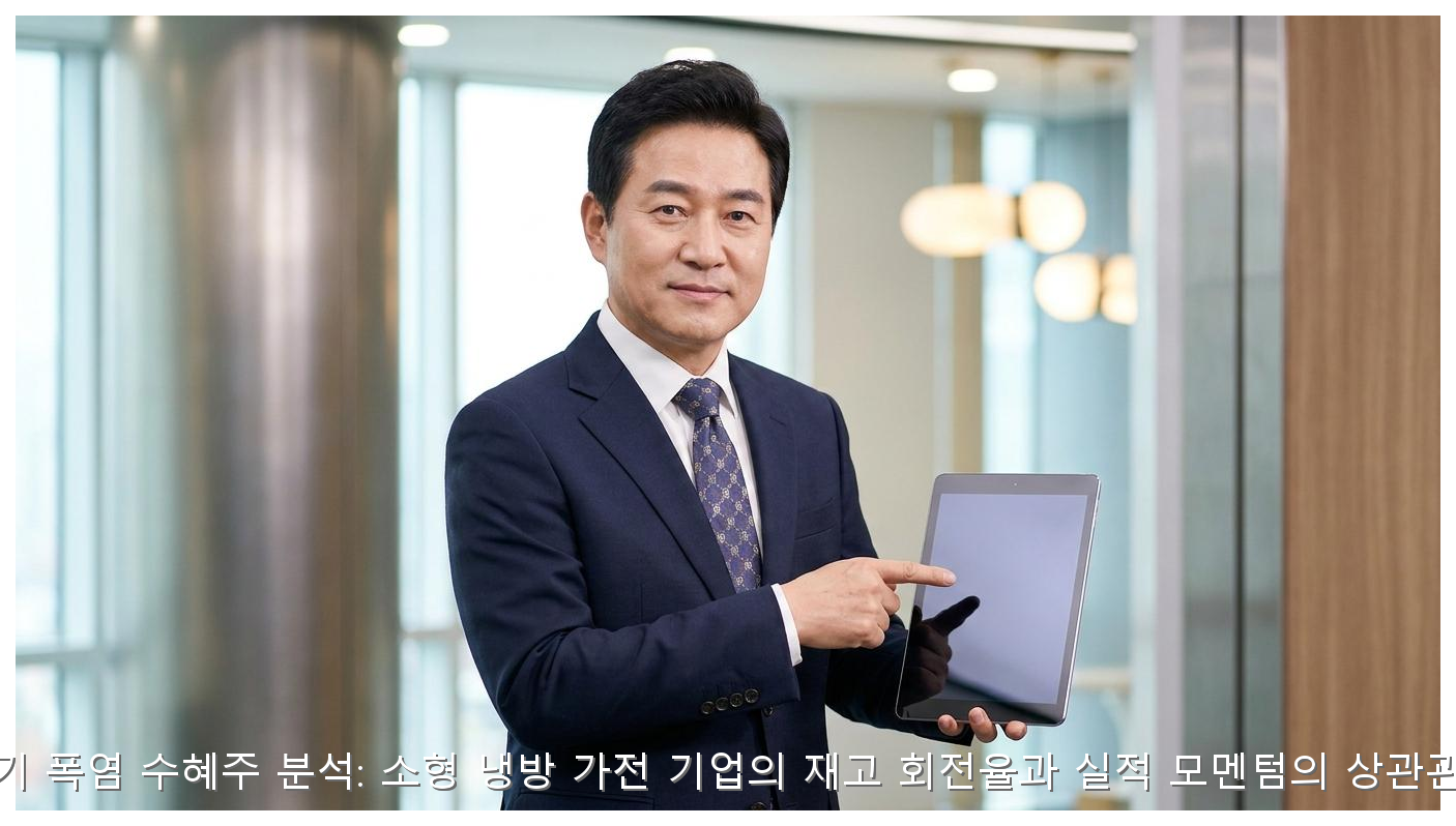조기 폭염 수혜주 분석: 소형 냉방 가전 기업의 재고 회전율과 실적 모멘텀의 상관관계 핵심 안내 및 분석 인포그래픽 (6)