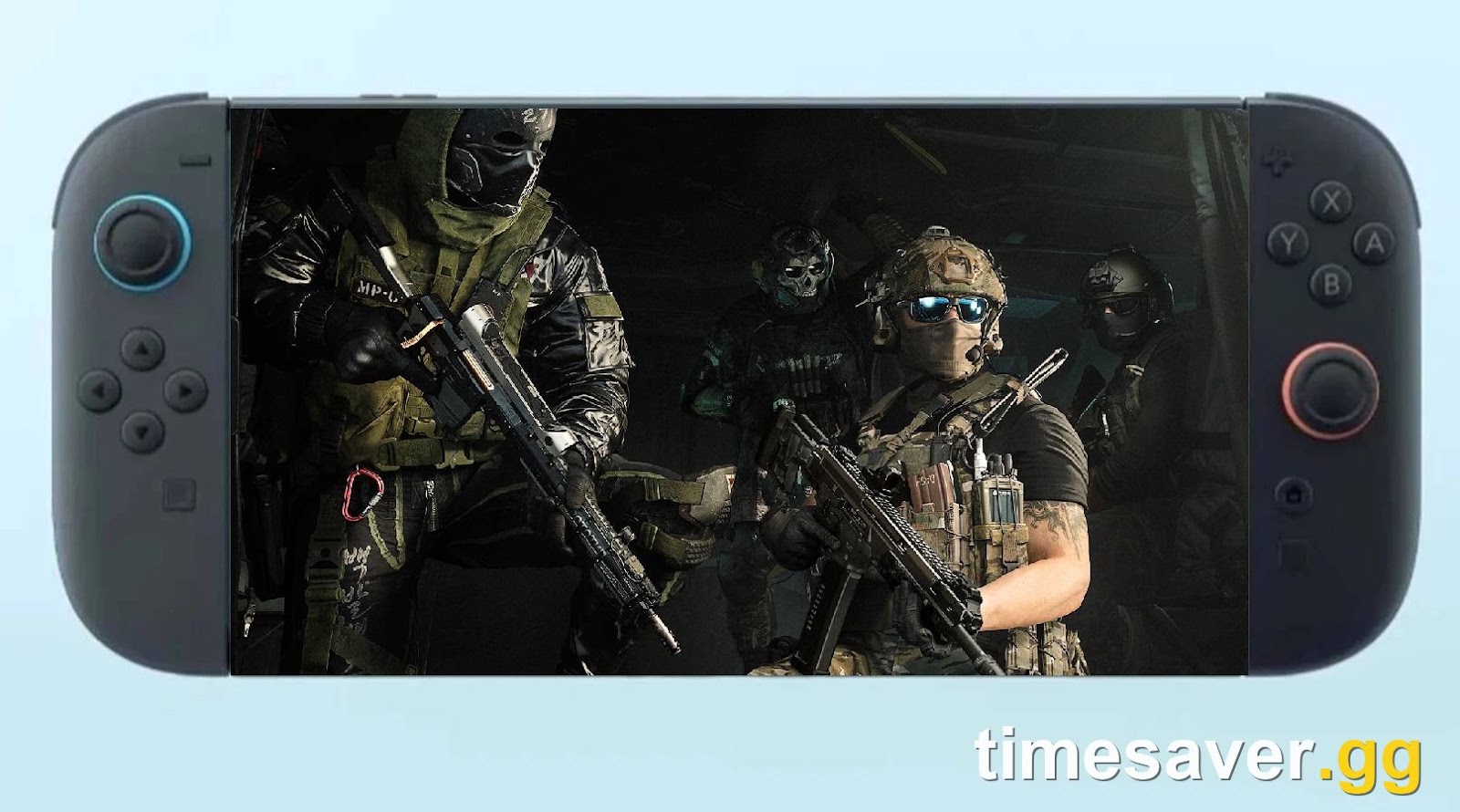 A Modern Warfare 4 single-player campaign scene, showing the offline-playable story mode