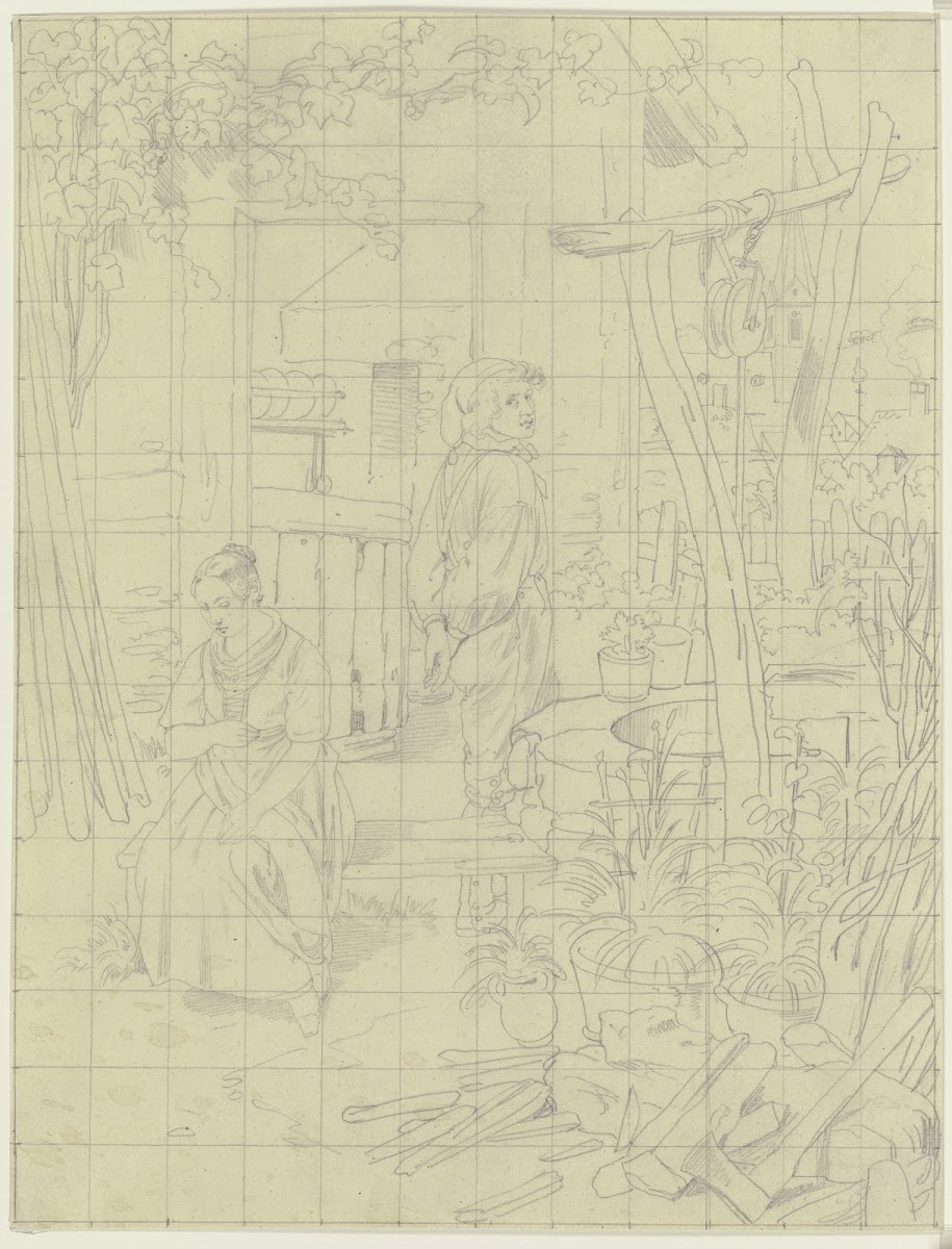 Row at the well