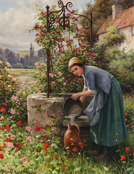 At the Garden Well Paris 1922