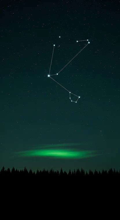 Big Dipper Constellation Night Sky