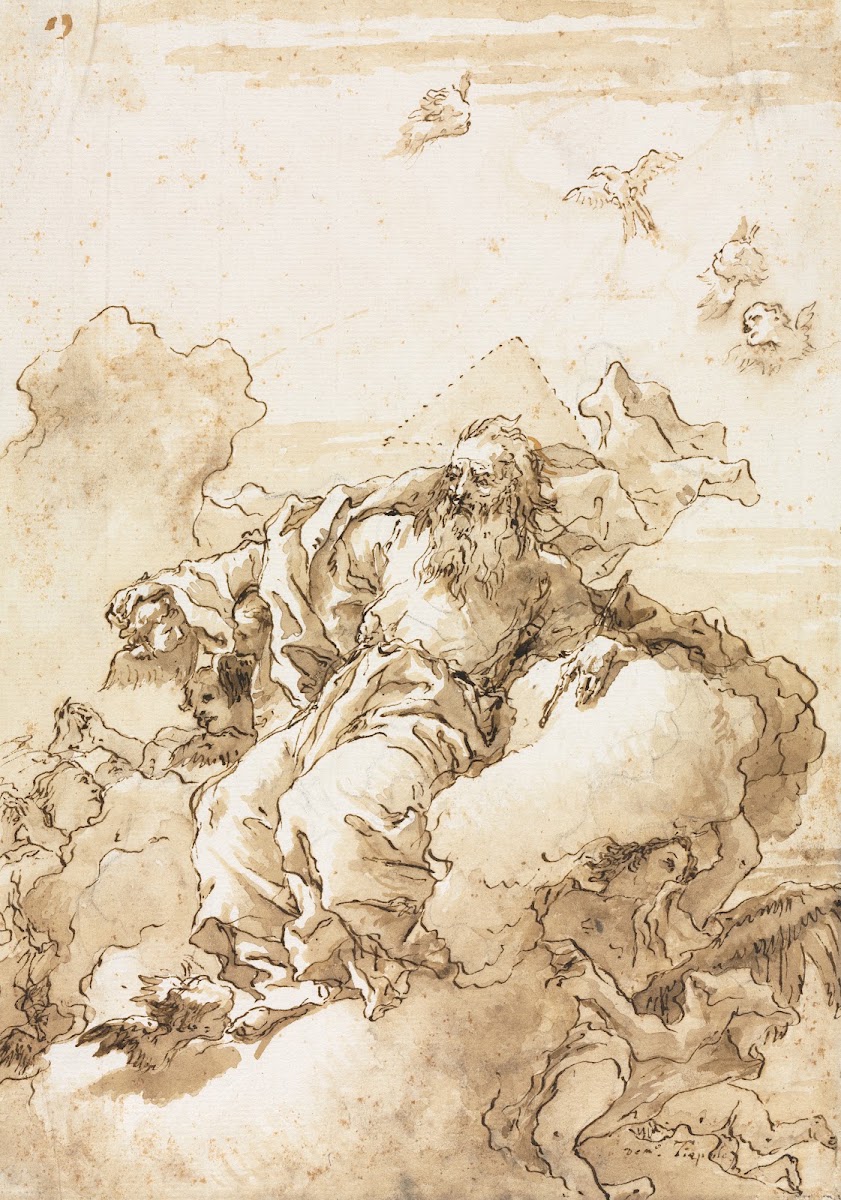 God the Father with Symbol of the Trinity 1758 or after
