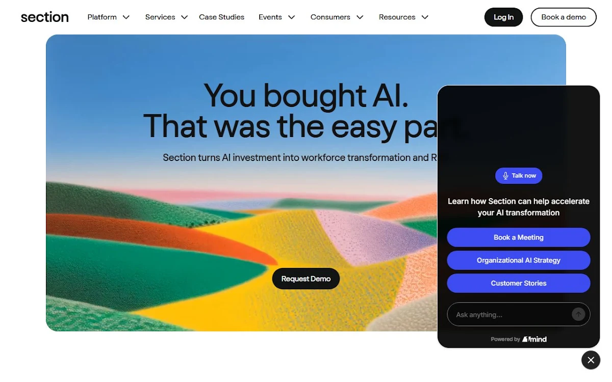 Captura de sectionschool.com
