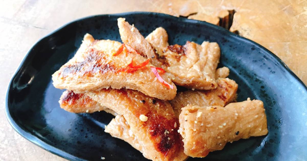 Cốt lết chay kho tiêu