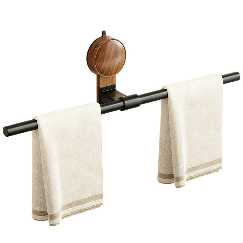 Towel holder made of space aluminum with suction cup