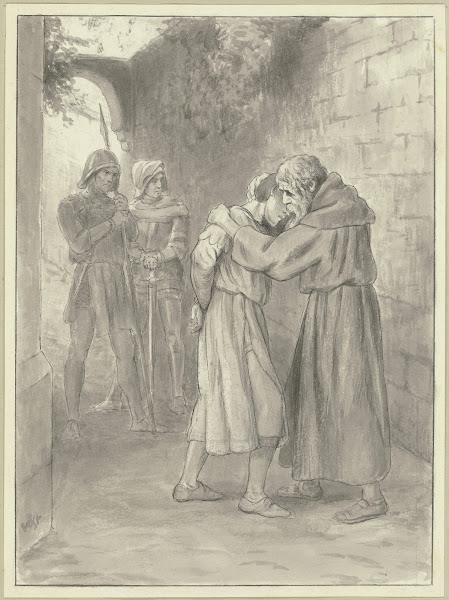 Brun begegnet dem gefangenen Diether ca 1884