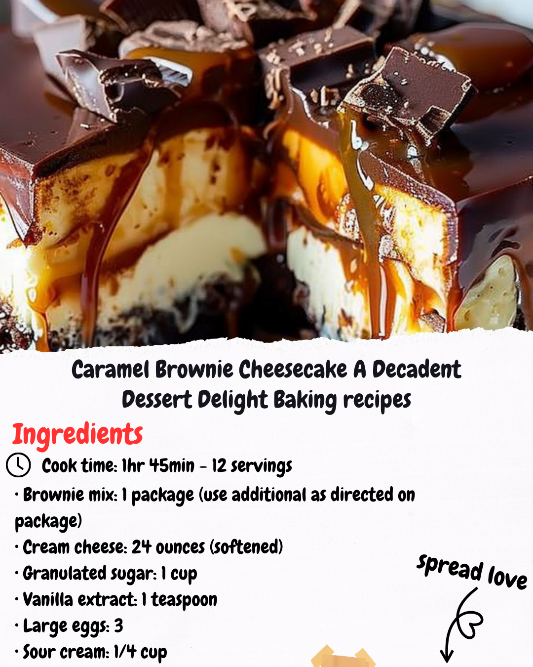 Caramel Brownie Cheesecake A Decadent Dessert Delight Baking recipes