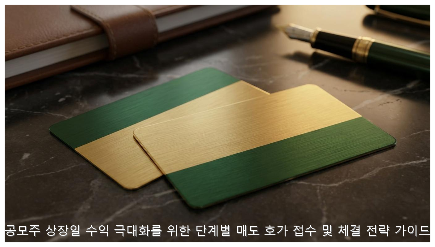 공모주 상장일 수익 극대화를 위한 단계별 매도 호가 접수 및 체결 전략 가이드 핵심 안내 및 분석 인포그래픽 (4)