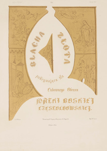 Gold Plate Covering The Background Of The Miraculous Painting Of Our Lady Of Czę
