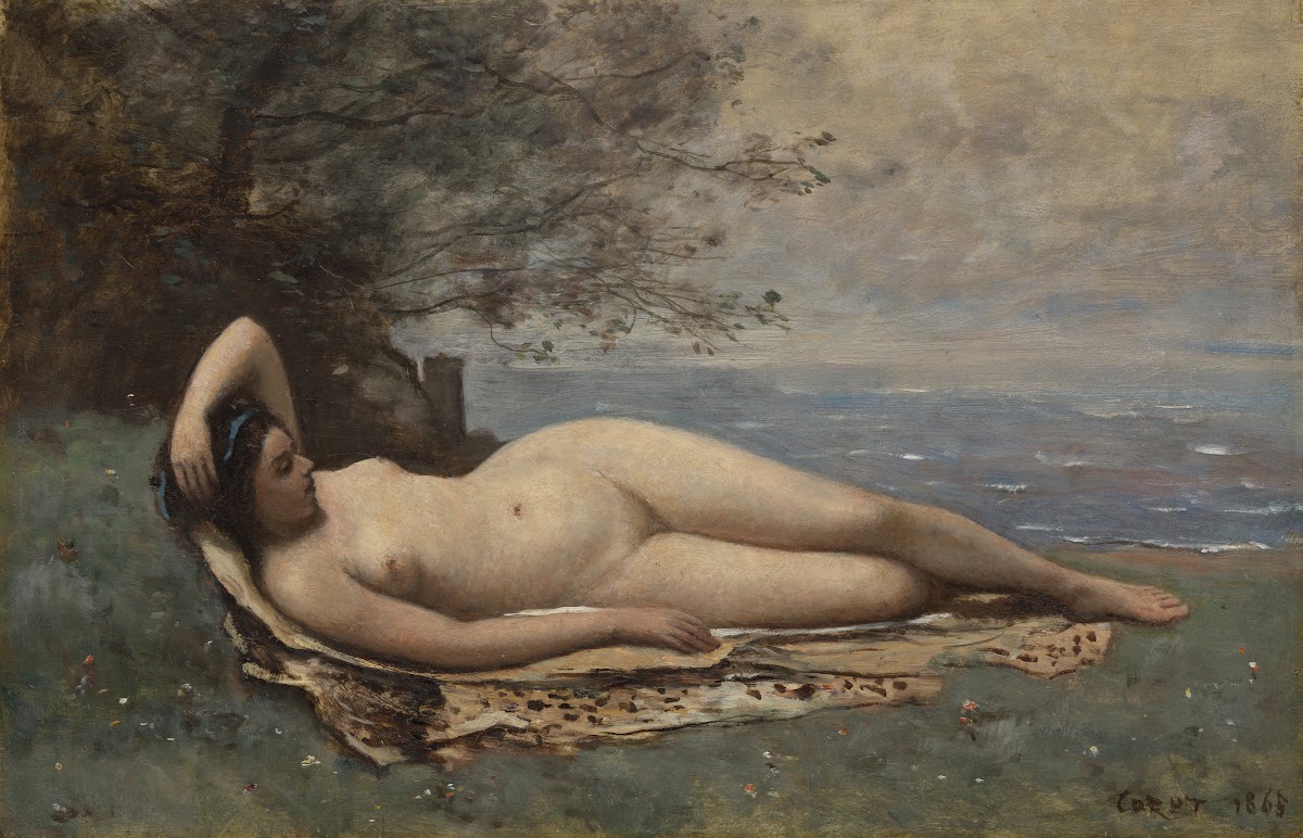 Bacchante by the Sea 1865