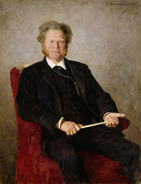 Portrait of the Poet Bjørnstjerne Bjørnson 1885