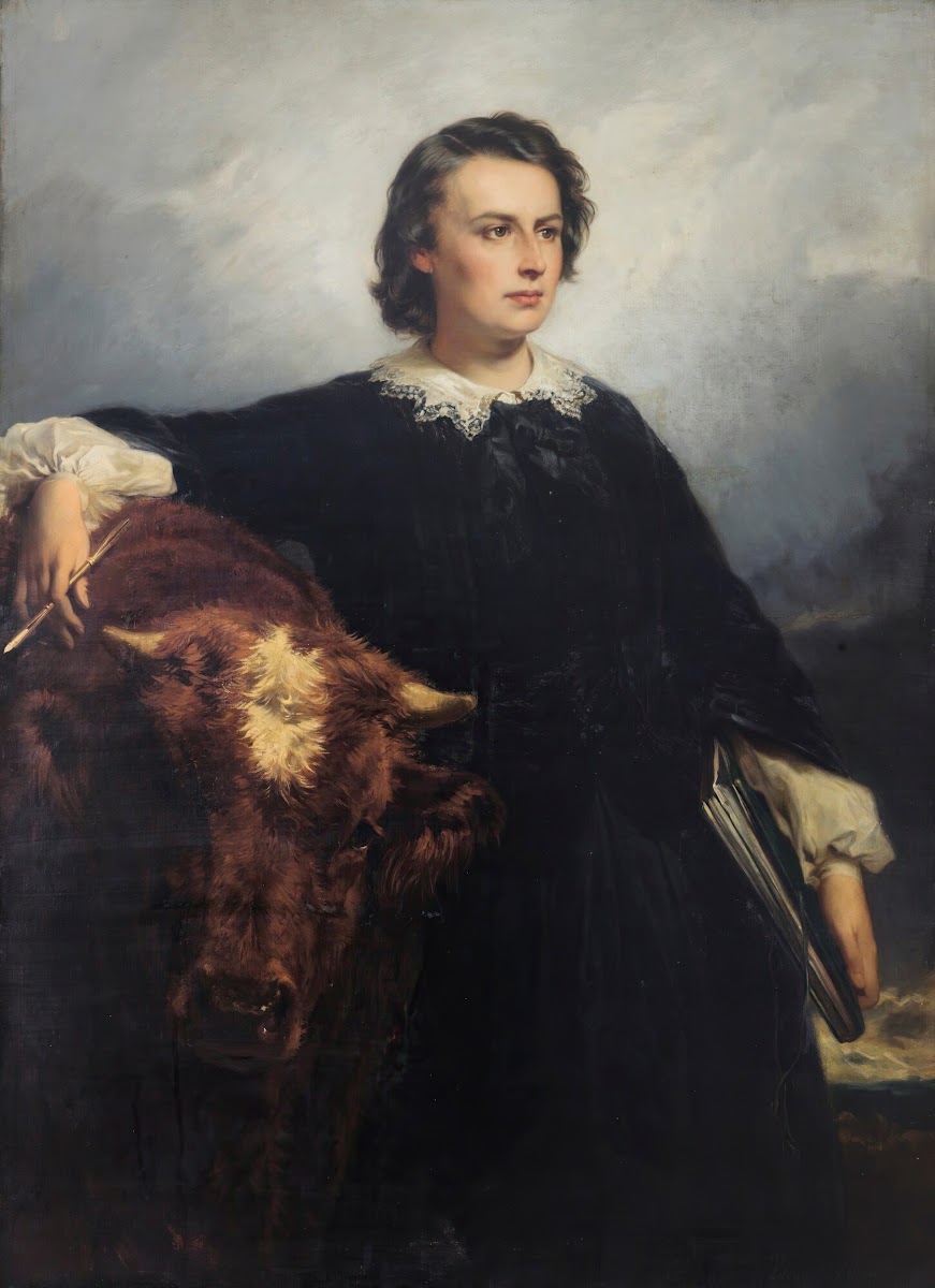 PortraitOf Rosa Bonheur With a Bull 1857