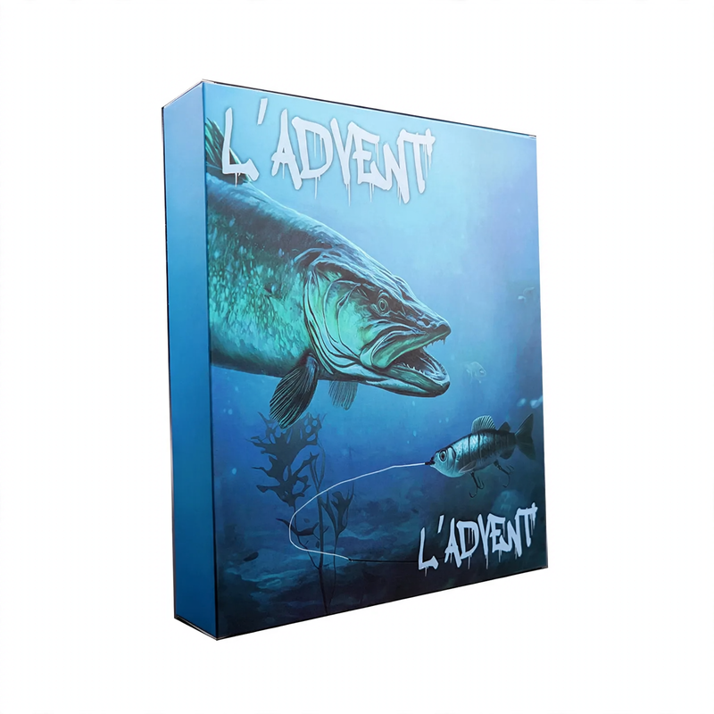 Fishing Advent Calendar 2024 with Surprise Fishing Hooks