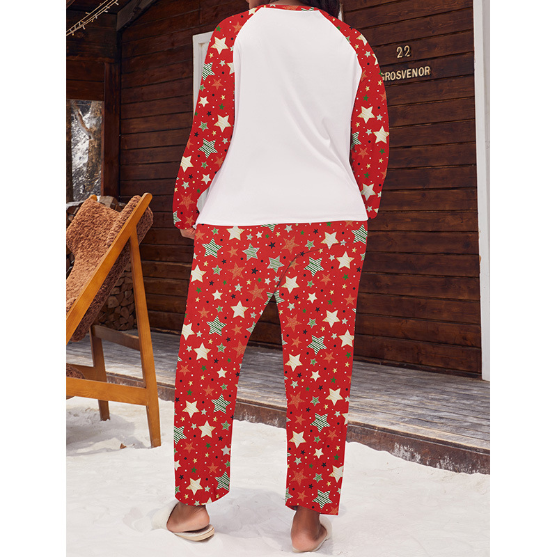 Women's Pajama Set with Long Sleeves, Plus Size