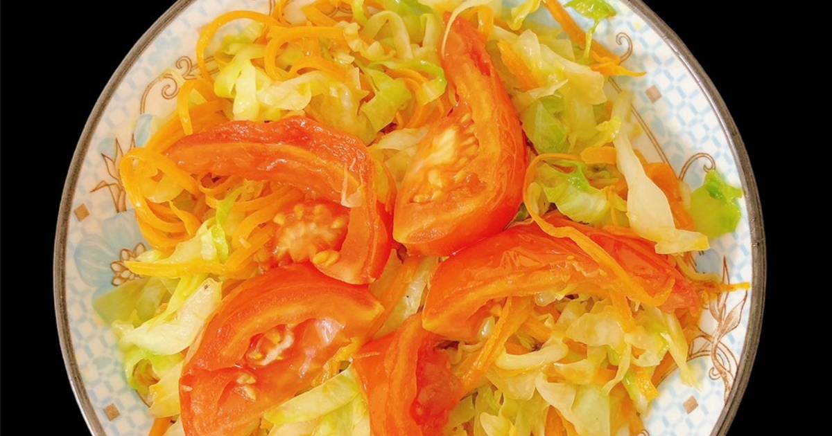 Vườn hồng lung linh - Cải bắp xào