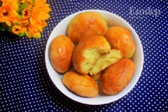 Khi bánh chín, lấy bánh ra để nguội là ăn được. Đặc biệt bạn sẽ chẳng phải lo tăng cân với món bánh khoai lang này đâu nhé!