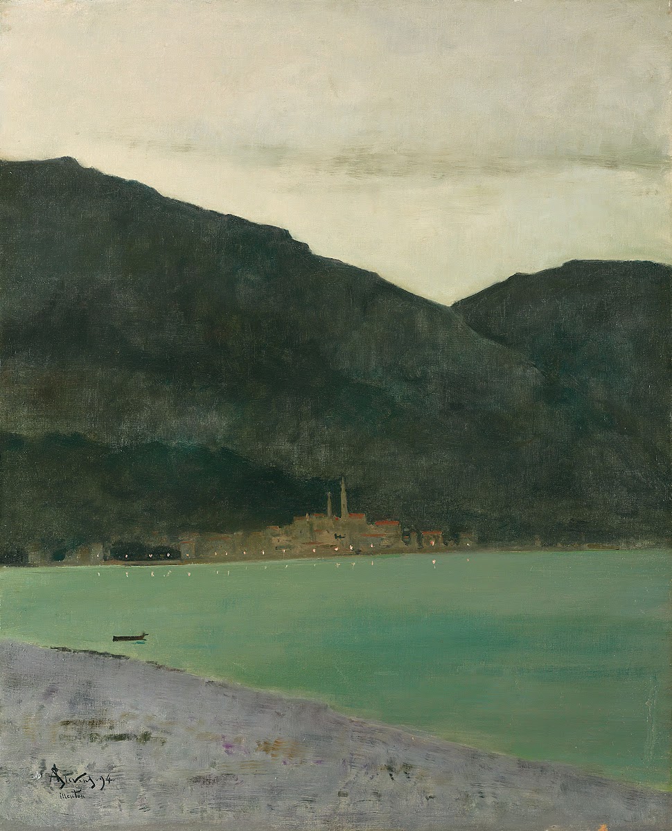 Menton presque la nuit 2è impression 1894