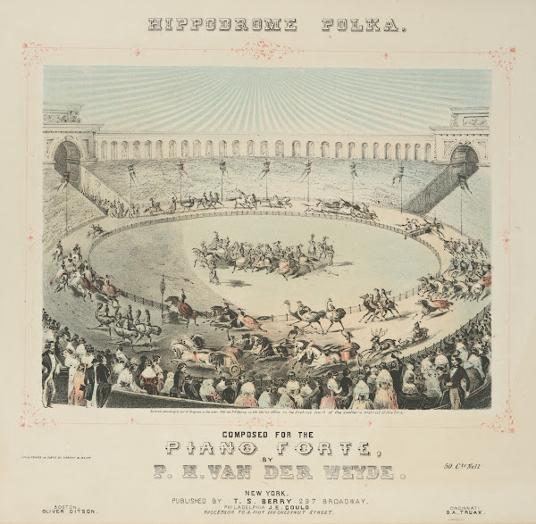 Hippodrome polka Composed for the piano forte 1853