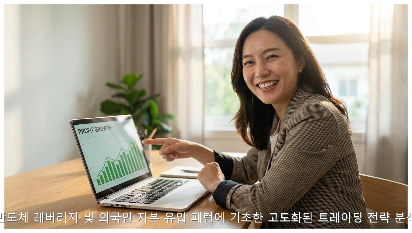 반도체 레버리지 및 외국인 자본 유입 패턴에 기초한 고도화된 트레이딩 전략 분석 핵심 안내 및 분석 인포그래픽 (8)