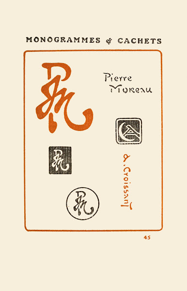 Le second livre des monogrammes marques cachets et es libris Pl43 1908