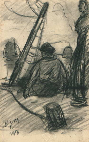 Aan de kade 1903
