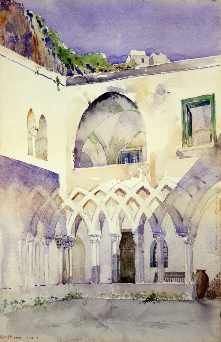 Courtyard Capucine Monastery Amalfi 1898