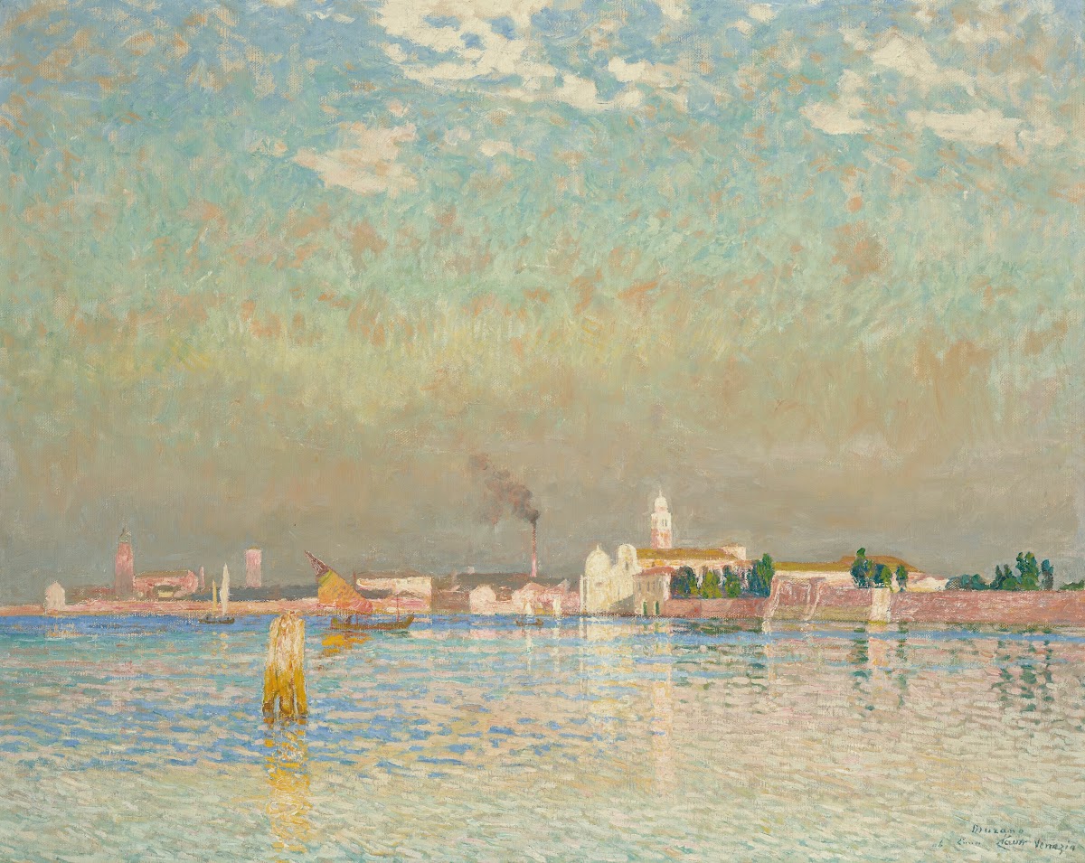 Vue de Murano Venise 1906