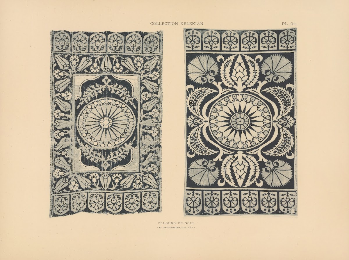La collection Kelekian Etoffes  tapis dOrient  de Venise Pl094 1900