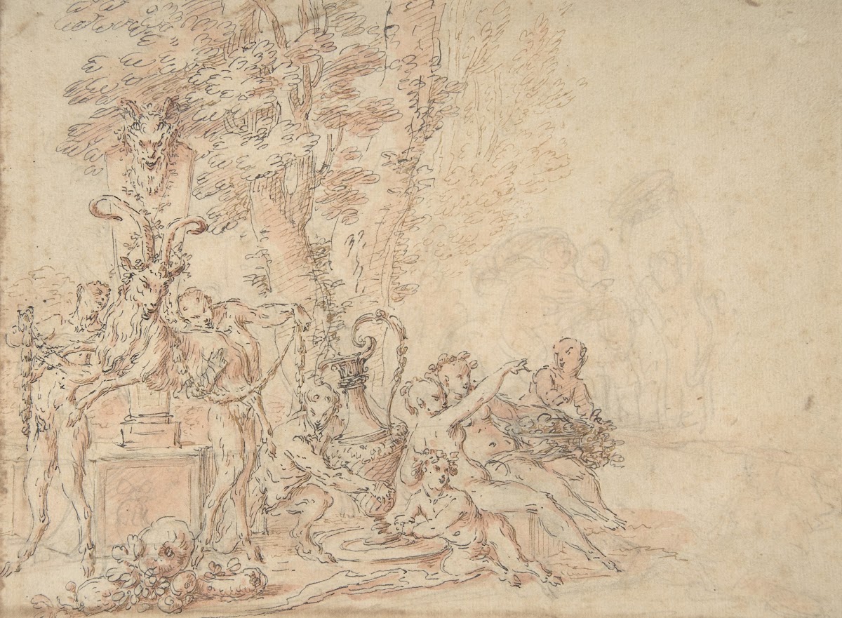 Satyrs Preparing for a Festival
