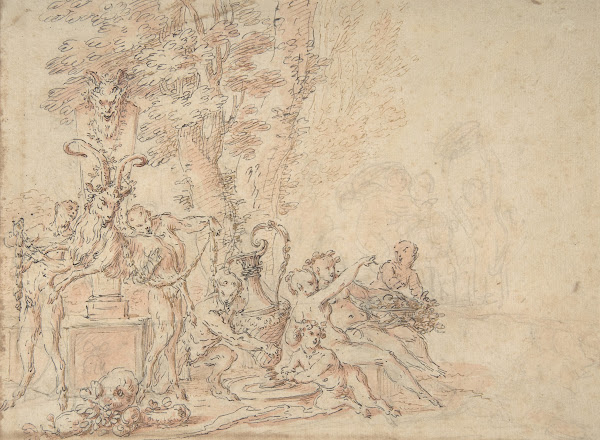 Satyrs Preparing for a Festival