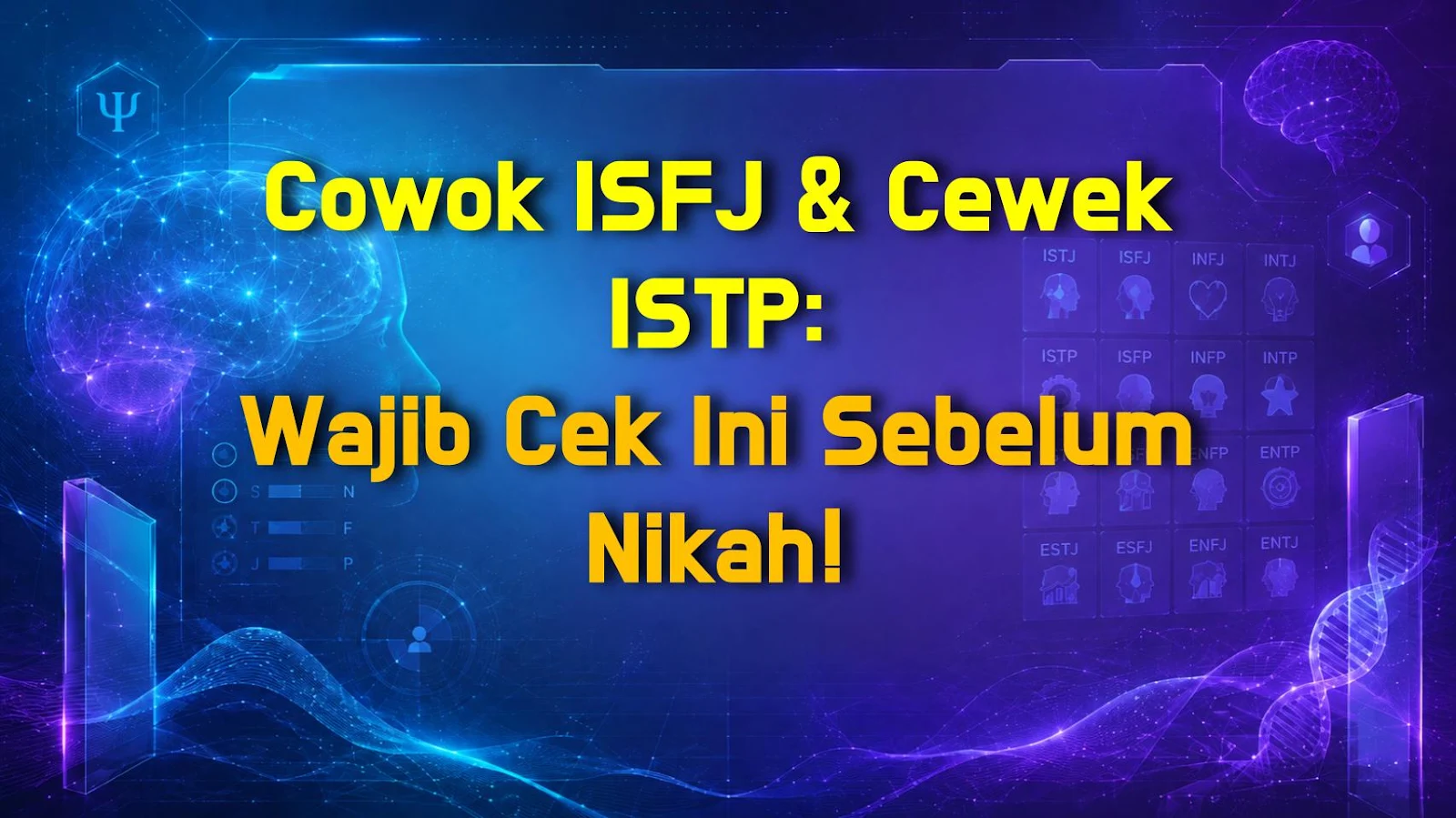 Cowok ISFJ & Cewek ISTP: Wajib Cek Ini Sebelum Nikah!