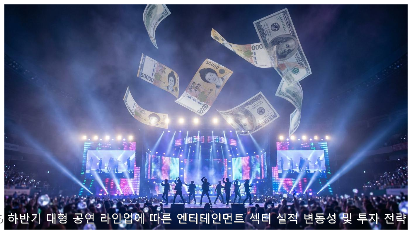 2026 하반기 대형 공연 라인업에 따른 엔터테인먼트 섹터 실적 변동성 및 투자 전략 분석 핵심 안내 및 분석 인포그래픽 (7)