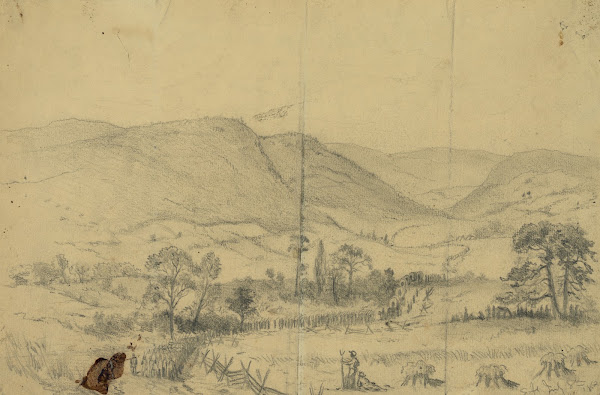 March of Gen NP Banks Corps crossing the Blue Ridge Mountains through Chester Ga