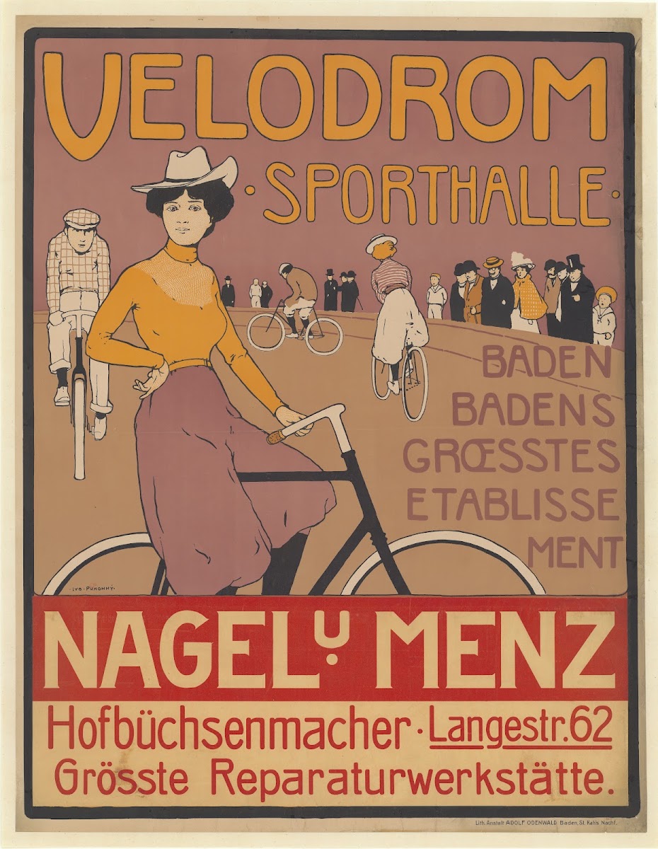Velodrom Sporthalle Baden Badens Groesstes Etablissement Nagel u Menz 1900