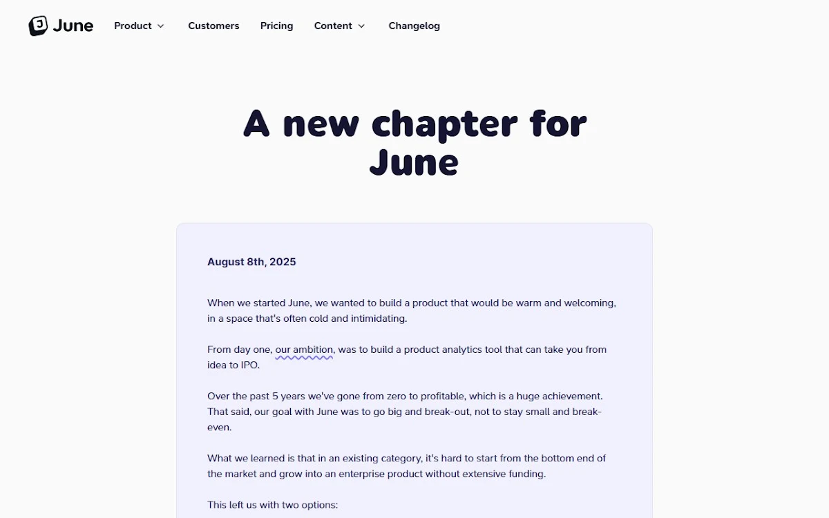 Captura de Feature Launch by June