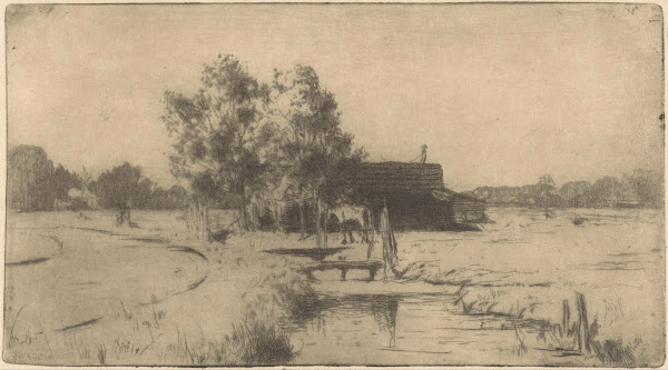 Stal in de Binckhorst in Den Haag 1914