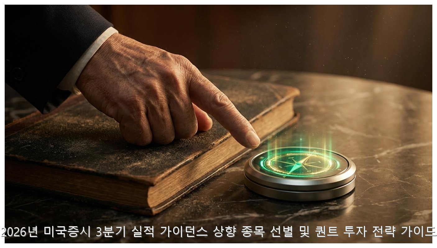 2026 미국증시 3분기 가이드라인 상향 종목 선별 전략 핵심 안내 및 분석 인포그래픽 (2)